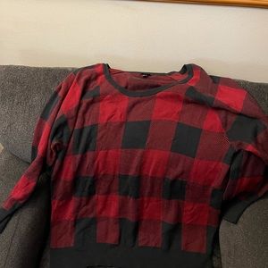 Torrid Checked Plaid Sweater